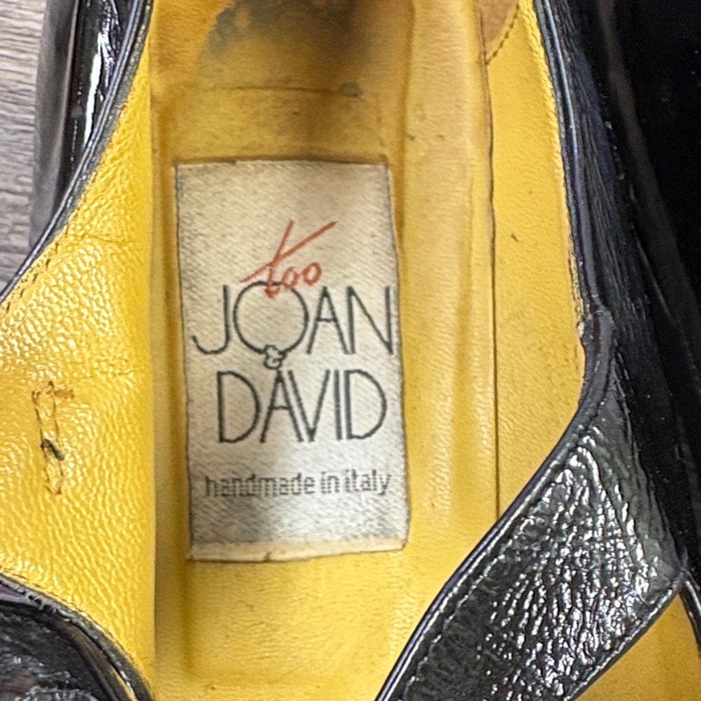 Joan & David Handmade in Italy Black Patent Leather Mary Jane Size 39 (US 8.5–9) - Picture 7 of 14